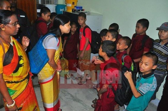 Social Welfare Minister meets Tripuraâ€™s recovered children who returned from Bihar